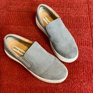 Steve Madden perforated suede sneakers